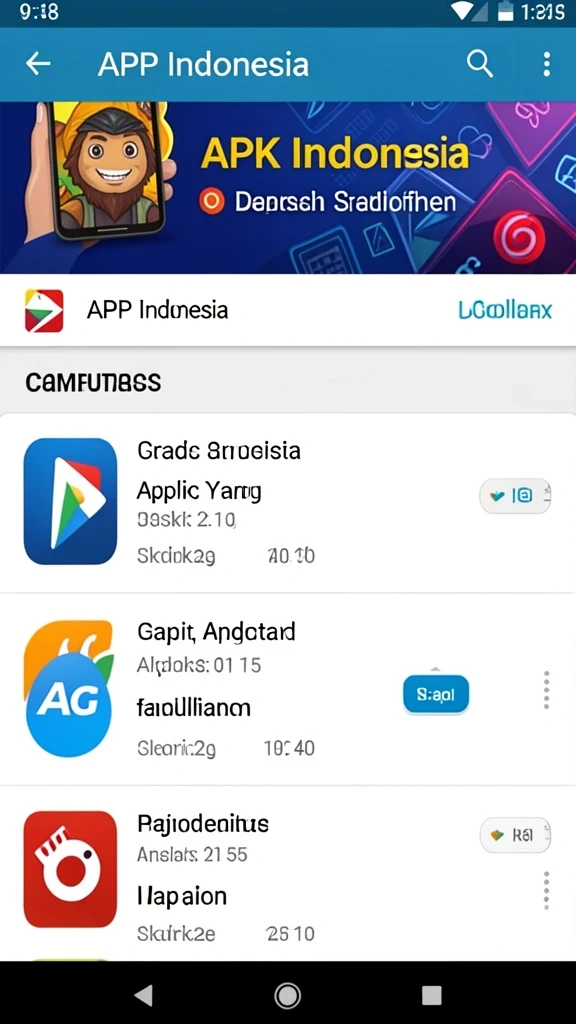 Tampilan awal permainan yang menarik dan intuitif.