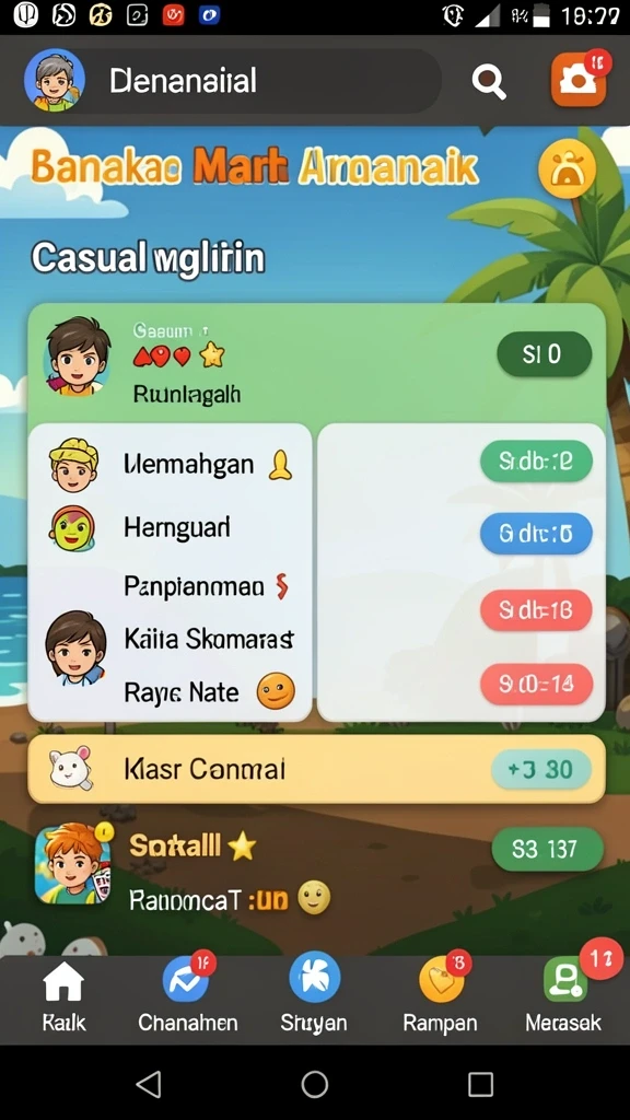 Fitur putaran gratis yang menguntungkan saat bermain.