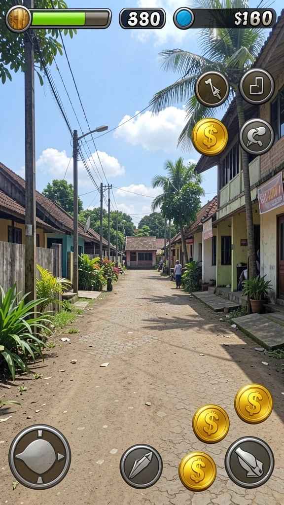 Skrinsut ini memperlihatkan pemandangan indah dari dunia AFAF.