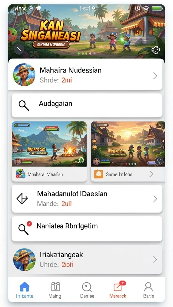 Tampilan antarmuka yang menarik dan mudah digunakan.