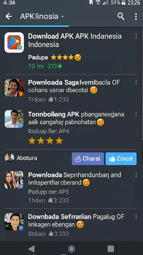 Fitur komunitas untuk berinteraksi dengan pemain lain.