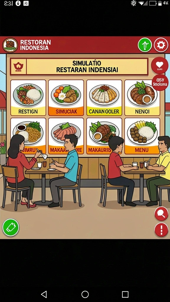 Tampilan antarmuka yang ramah pengguna.