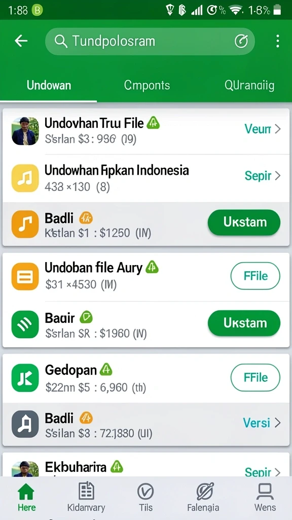 Berbagai karakter dengan kemampuan unik.