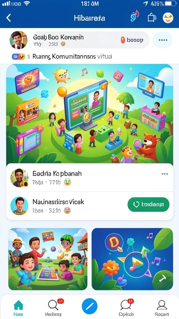 Bergabung dengan komunitas pemain untuk berbagi pengalaman.