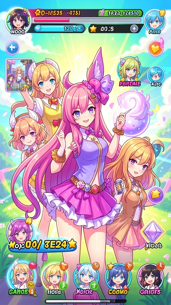 Fitur multiplayer yang memungkinkan interaksi dengan teman.