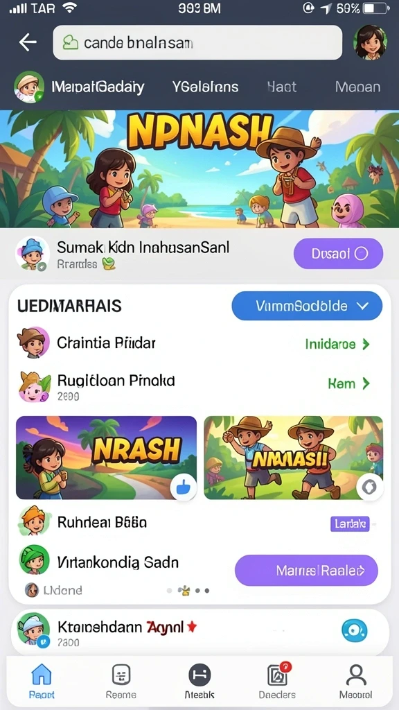Beberapa opsi kostum untuk karakter unik.