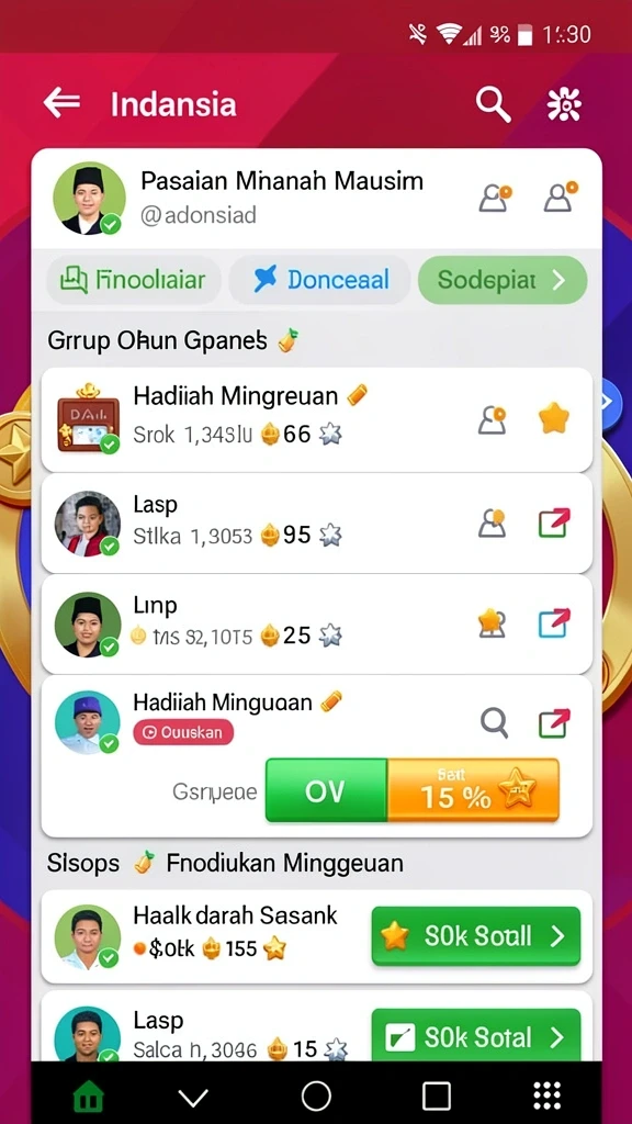 Tampilan antarmuka yang menarik dan mudah digunakan.