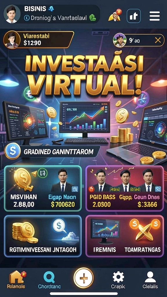 Fitur permainan sosial yang menarik.