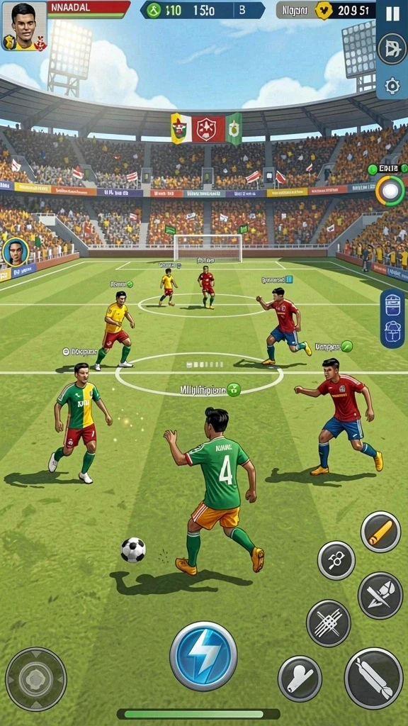 Screenshot menunjukkan pemandangan indah dalam dunia D73.