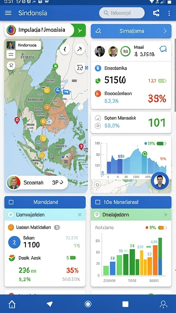 Tampilan antarmuka yang sederhana dan menarik.