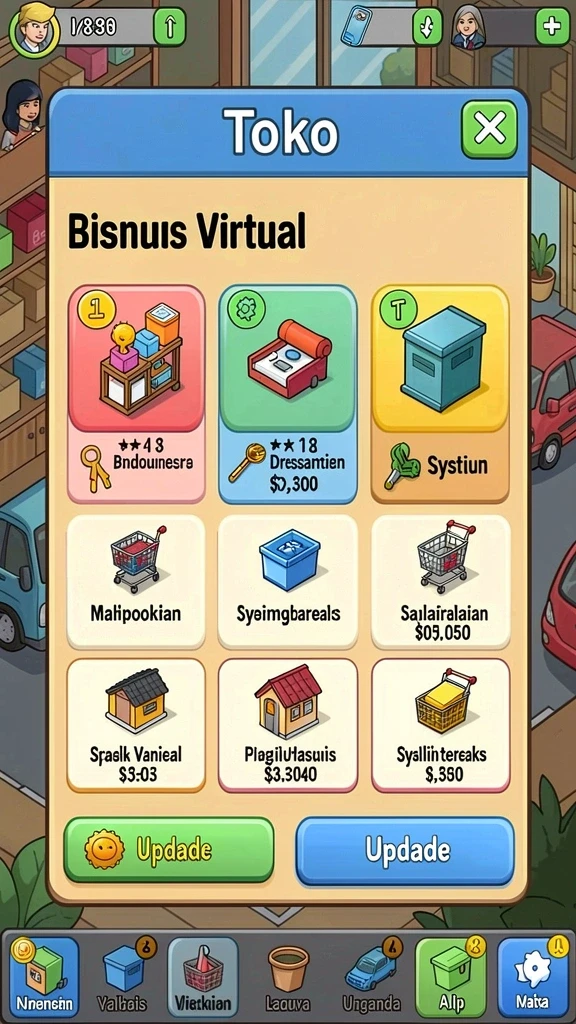Screenshot menunjukkan karakter utama dalam pertarungan seru.