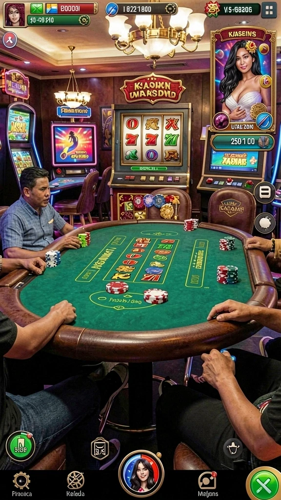 Gambar menunjukkan karakter utama dalam mode pertempuran.