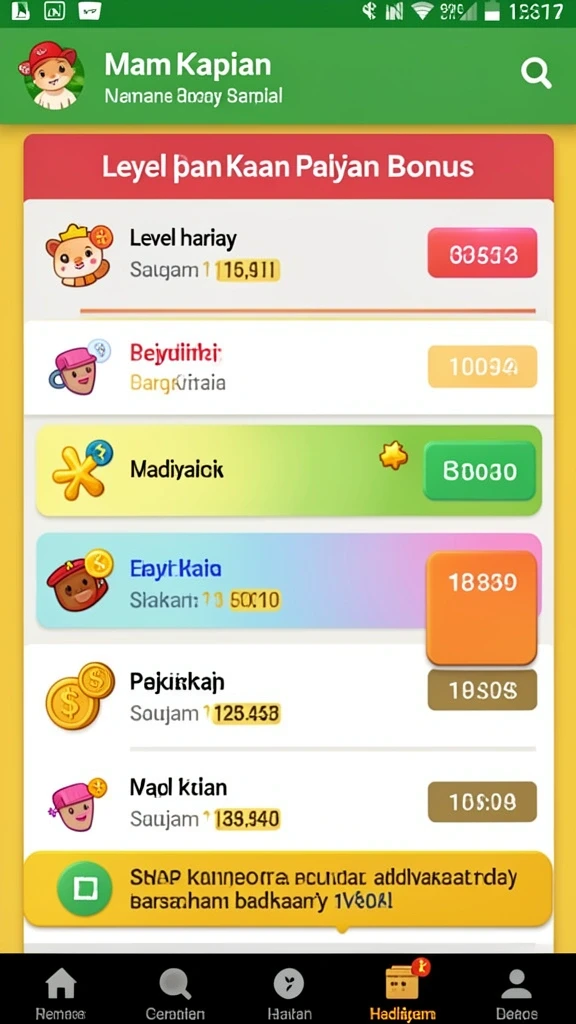 Karakter unik dengan banyak pilihan kostum.