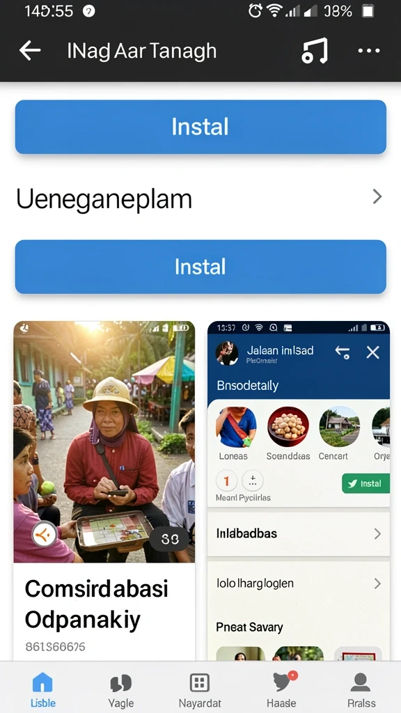 Tampilan antarmuka pengguna yang intuitif dan menarik.
