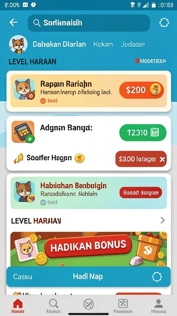 Karakter-karakter unik yang siap dimainkan.