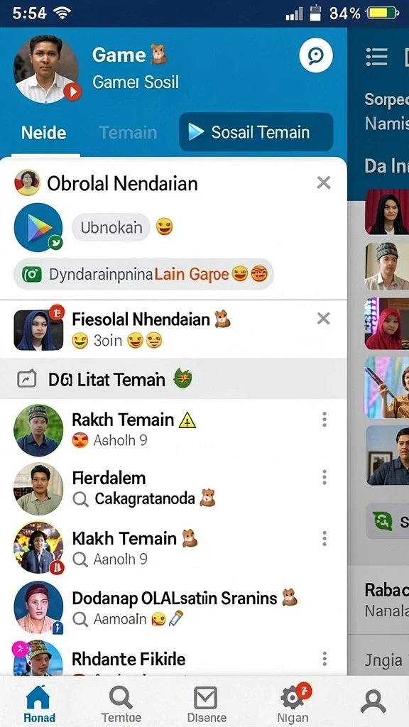 Tampilan menu utama IDPKING yang menarik dan intuitif.