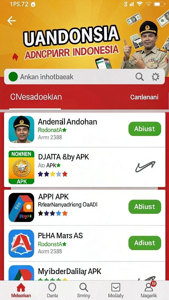 Karakter-karakter unik dengan kemampuan khusus.