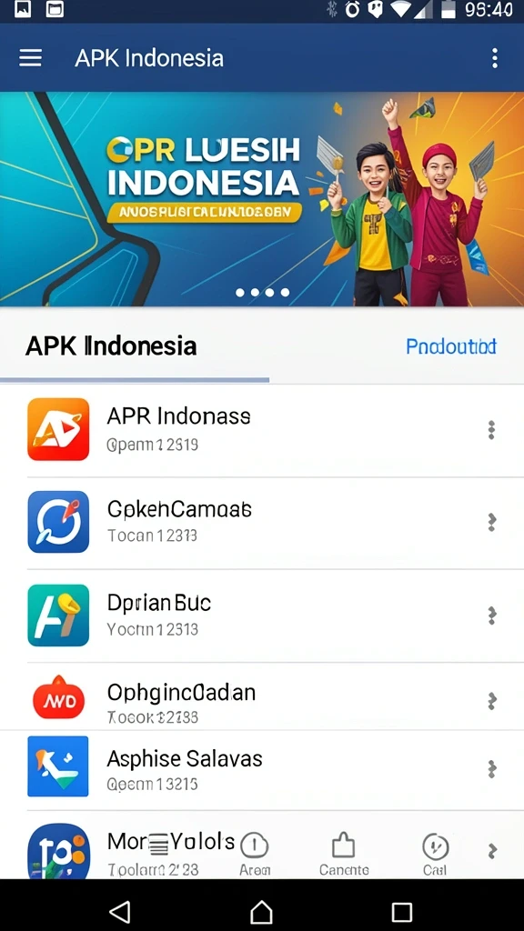 Menu pilihan level yang mudah dinavigasi.