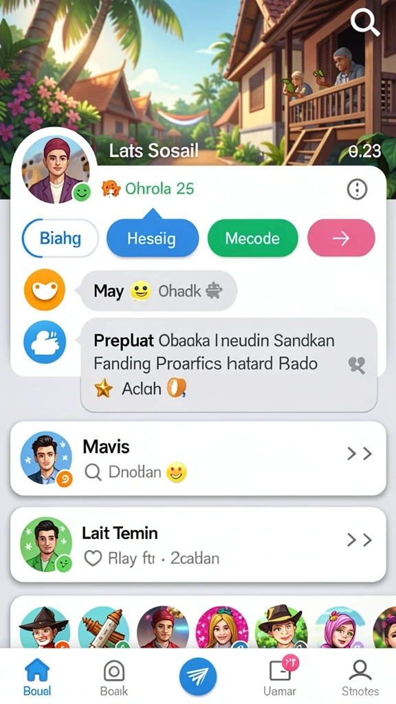 Tampilan antarmuka aplikasi LION4D yang menarik.
