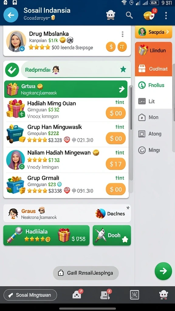 Tampilan grafis yang menakjubkan dan penuh warna.