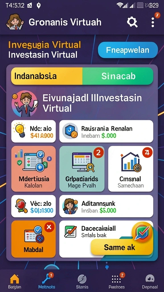 Screenshot saat pengguna memilih kartu tarot untuk dibaca.