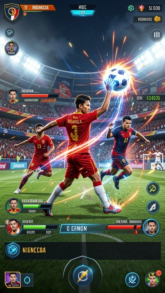 Screenshot menampilkan antarmuka permainan yang menarik.