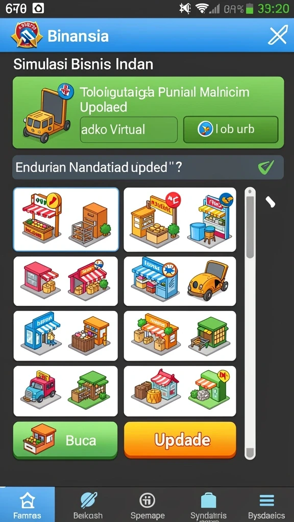 Momen bermain yang seru bersama teman.