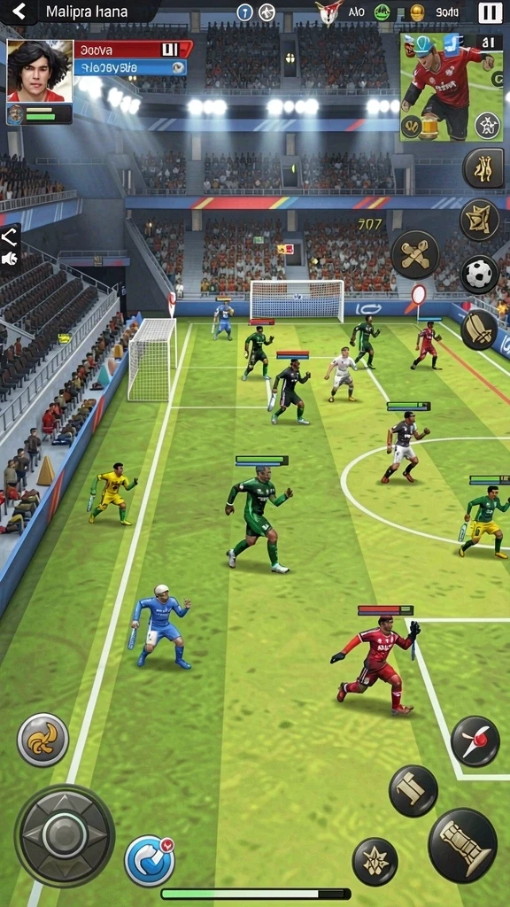 Tampilan awal permainan yang menarik dan penuh warna.