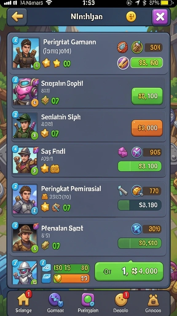 Tampilan antarmuka yang menarik dan mudah digunakan.