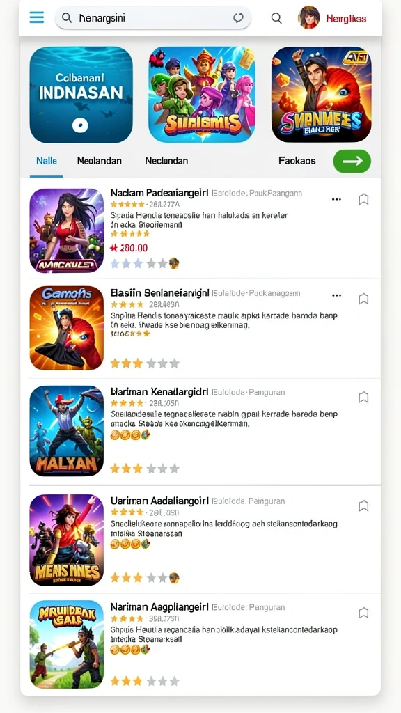 Tampilan antarmuka yang ramah pengguna dan mudah dinavigasi.