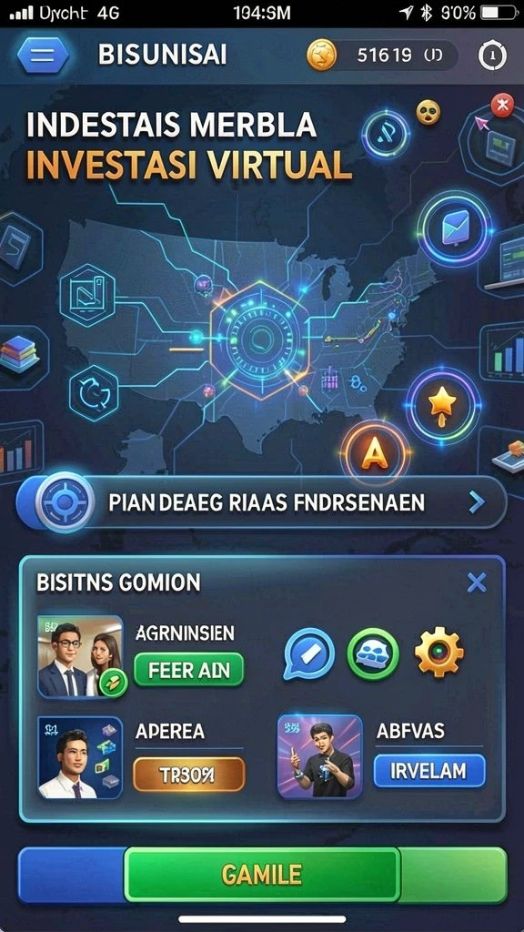Fitur multiplayer yang memungkinkan bermain dengan teman.