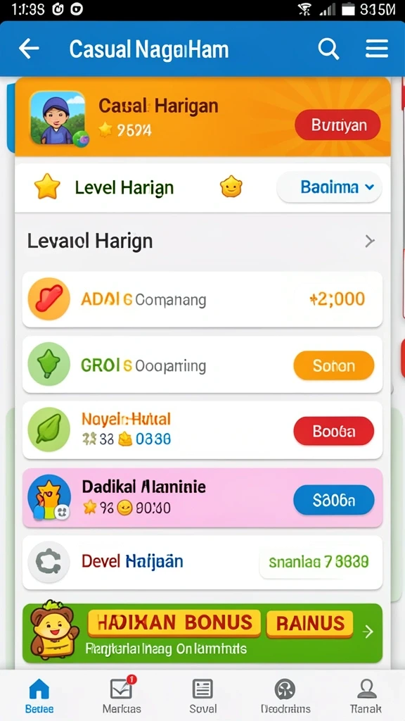 Tampilan antarmuka pengguna yang menarik dan intuitif.