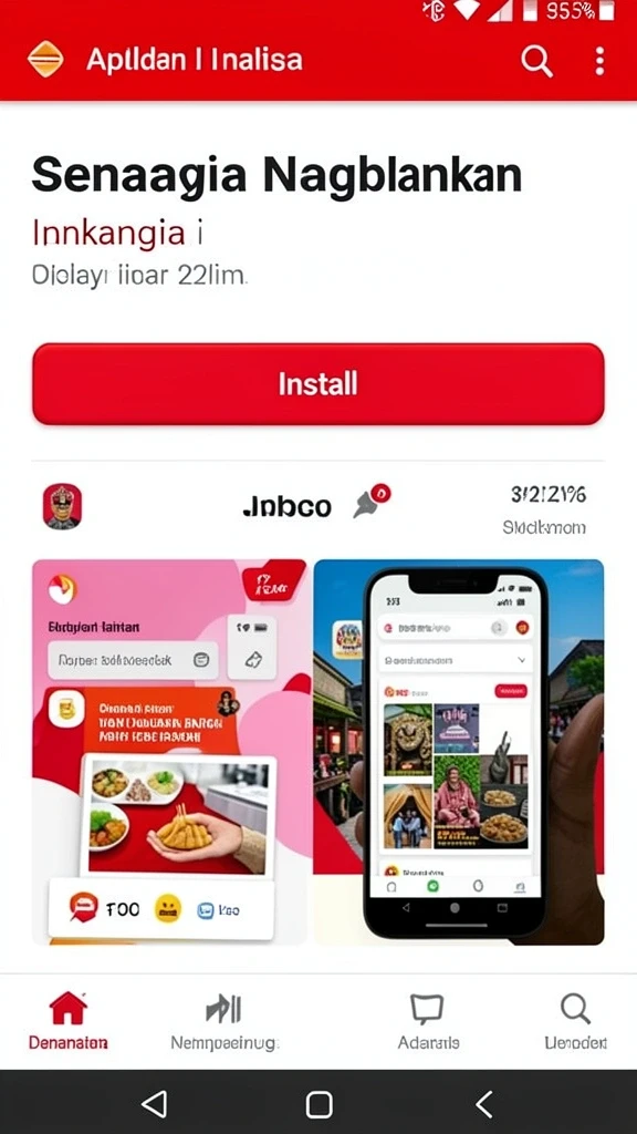 Tampilan karakter yang menarik dan beragam.