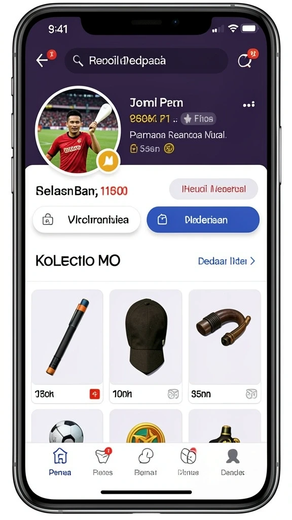 Tampilan antarmuka yang user-friendly.
