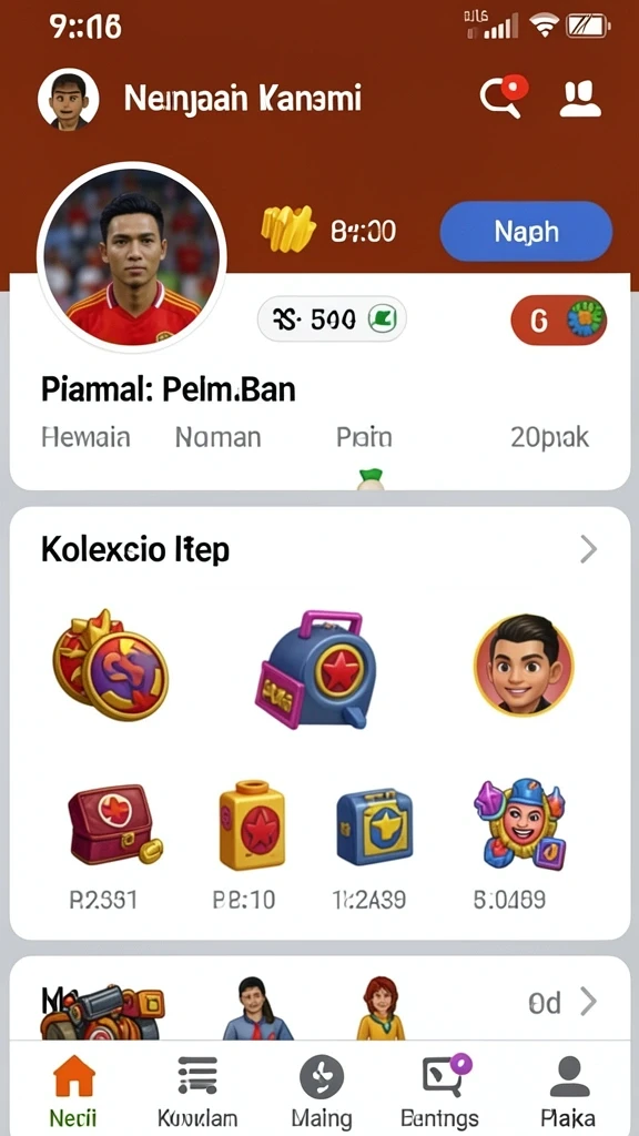 Karakter pemain yang dapat disesuaikan sesuai keinginan.