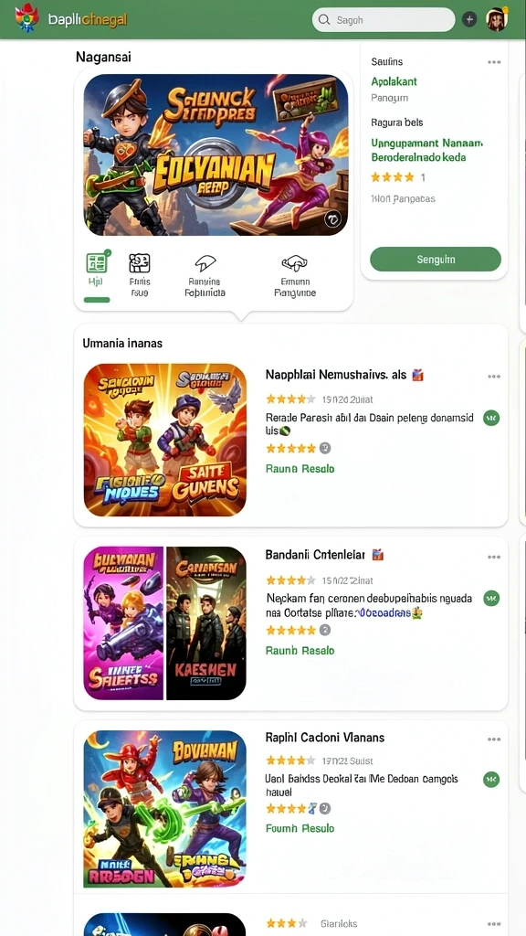 Gambar menampilkan karakter utama yang siap bertempur.