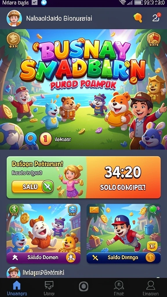 Tangkapan layar menunjukkan fitur multiplayer yang seru.