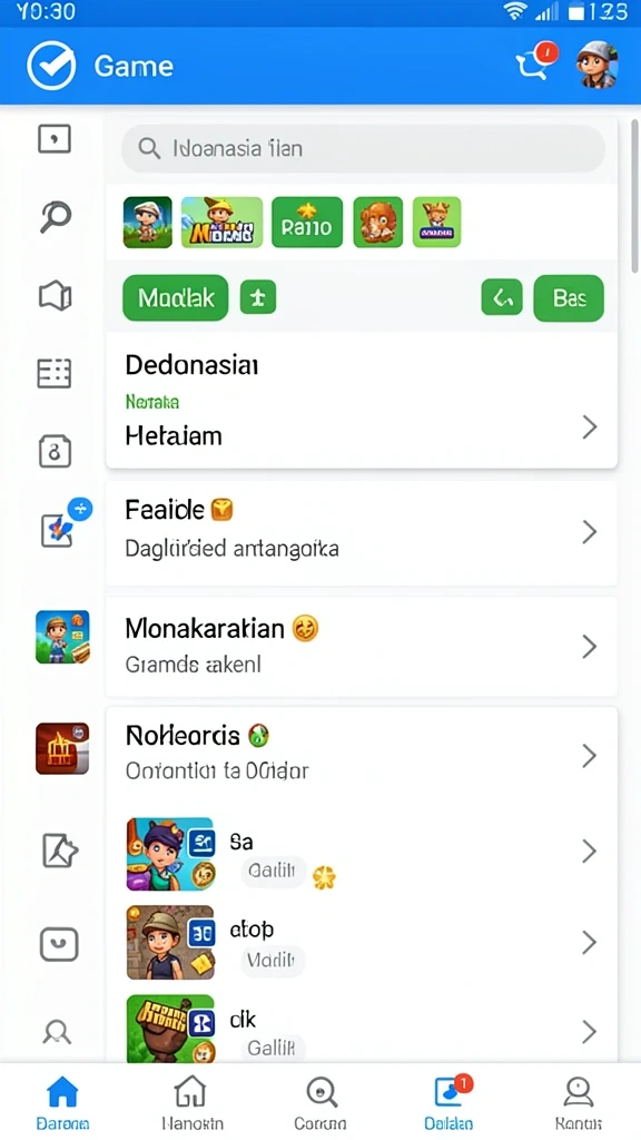 Tangkapan layar menunjukkan fitur bonus yang menarik.