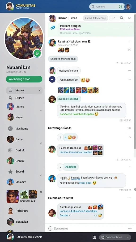 Tangkapan layar menampilkan interaksi pemain dalam mode multiplayer.