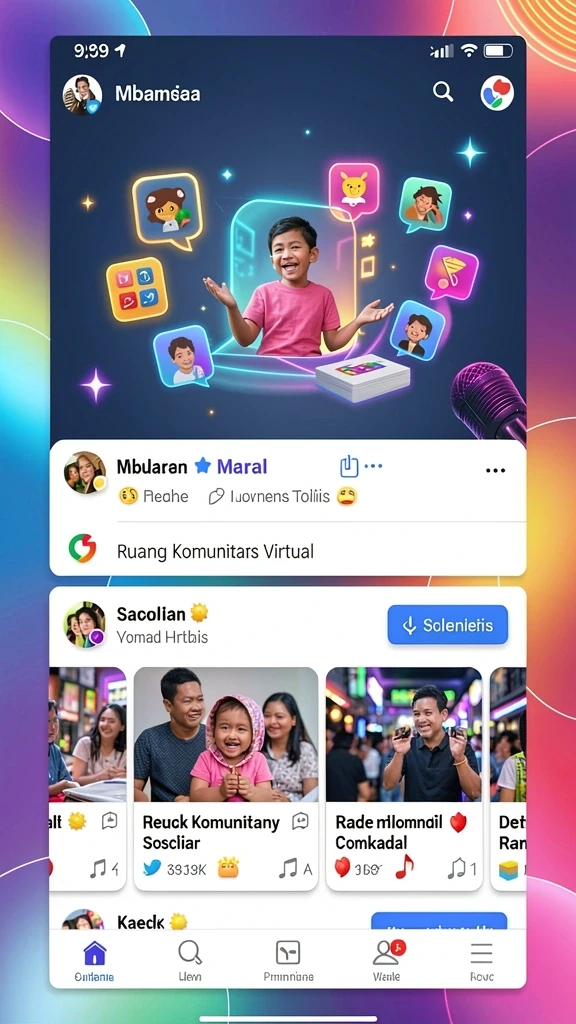 Berbagai karakter yang dapat dipilih dengan unik.