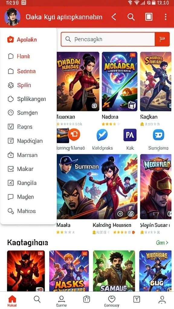 Tampilan antarmuka yang ramah pengguna.